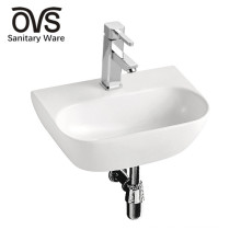 rectangular wall mounted narrow sink